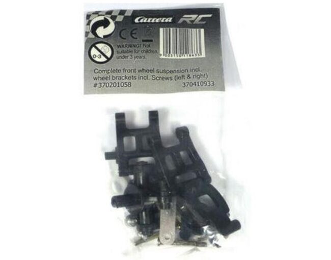 Carrera Spare Parts: Complete front wheel suspension incl. wheel brackets incl. Screws (left & right) (370410933)