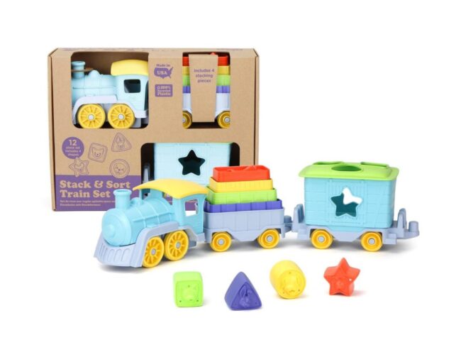 Green Toys: Stack & Sort Train (TNSS-1460) - Image 2