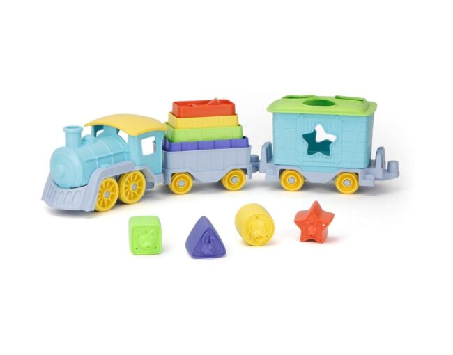 Green Toys: Stack & Sort Train (TNSS-1460) - Image 3