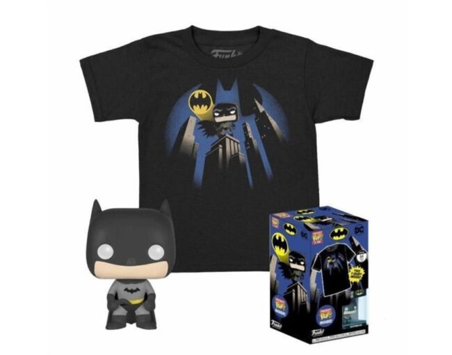 Funko Pocket Pop! & Tee (Child): DC - Batman (Special Edition) Vinyl Figure & T-Shirt (XL)