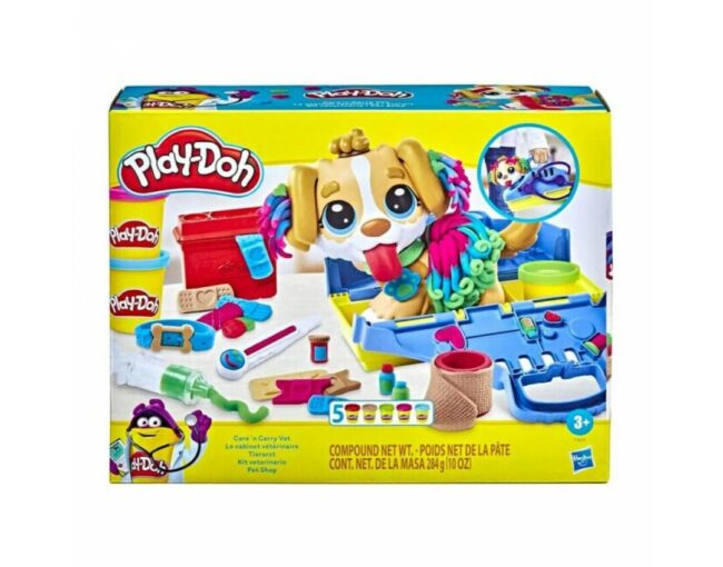 Hasbro Play-Doh Care 'n Carry Vet Playset (F3639)