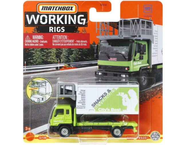 Mattel Matchbox Real Working Rigs - GMC T8500 Truck (HLN02)