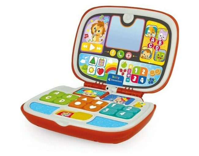 AS Baby Clementoni Βρεφικό Παιχνίδι Baby Laptop (Μιλάει Ελληνικά) (1000-63375)