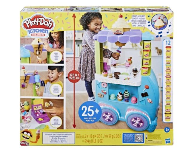 Hasbro Play-Doh: Kitchen Creations - Ultimate Ice Cream Truck Playset (F1039)
