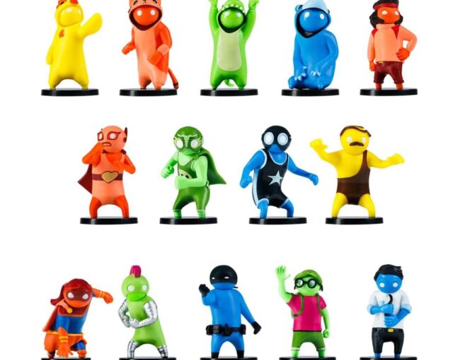 P.M.I. Gang Beasts Collectible Figures - 5 Pack -including 1 rare hidden character (S1) (Random) (GB2040) - Image 2