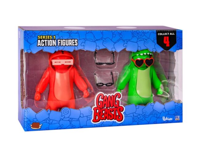 P.M.I. Gang Beasts Action Figures 11.5cm - 2 Pack (S1) (Random)  (GB6002)