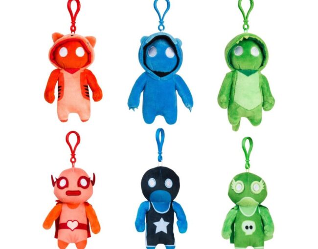 P.M.I. Gang Beasts Clip On Plush Characters 13cm (S1) (Random) (GB7004)