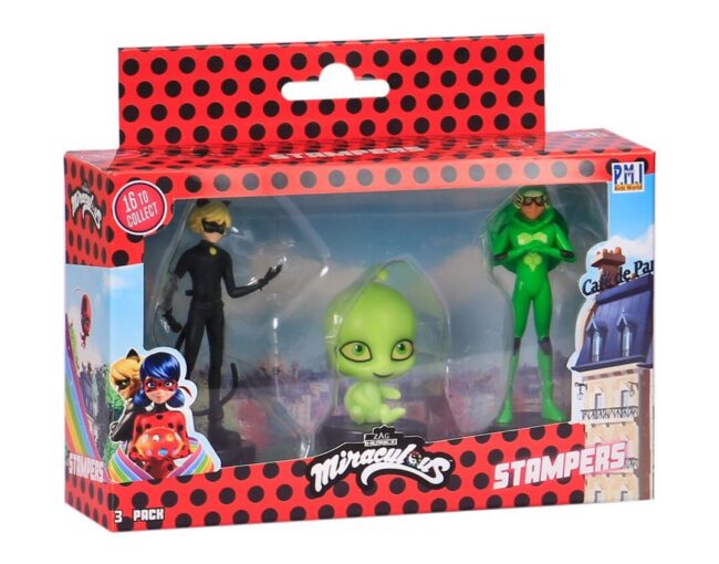 P.M.I. Miraculous Stampers - 3 Pack (S1) (Random) (MLB5021)