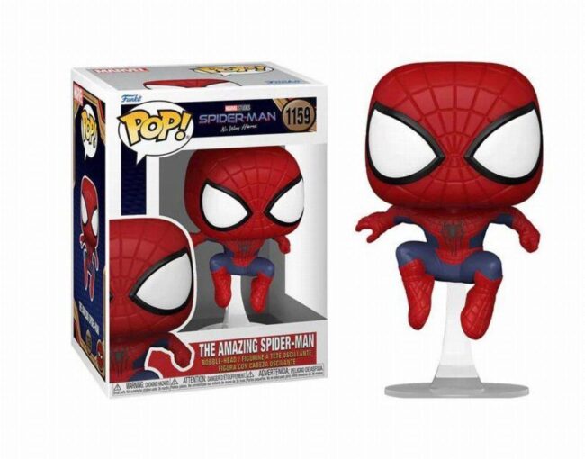 Funko Pop! Marvel: Spider-Man No Way Home - The Amazing Spider Man (Leaping) #1159 Bobble-Head Vinyl Figure