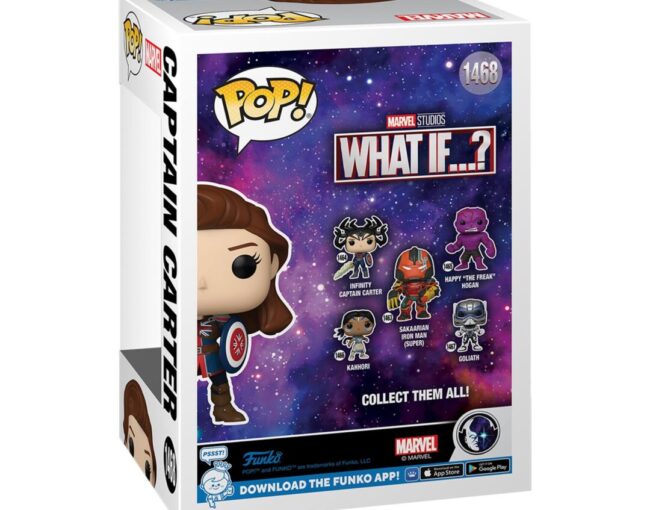 Funko Pop! Marvel: What If - Captain Carter (Special Edition) #1468 Bobble-Head Vinyl Figure - Image 2