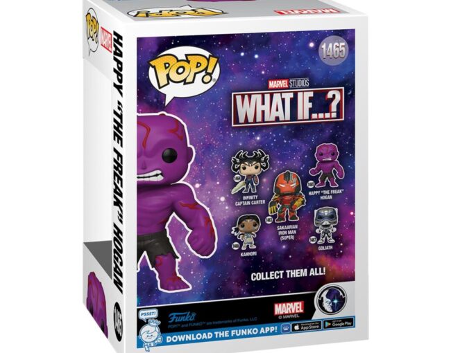 Funko Pop! Marvel: What If...? - Happy "The Freak" Hogan #1465 Bobble-Head Vinyl Figure - Image 2