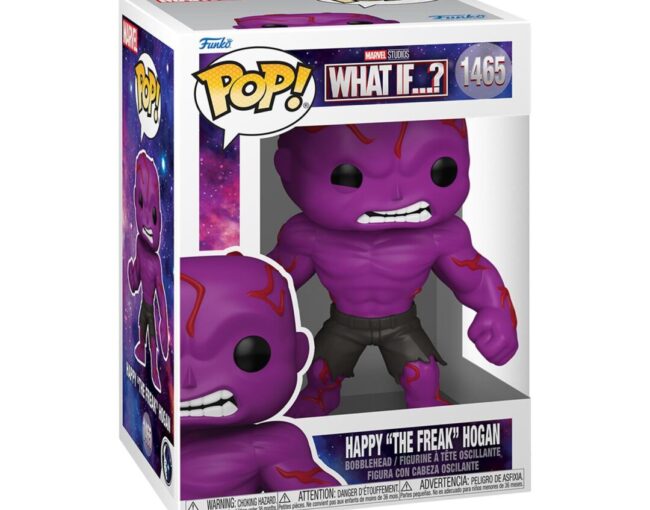 Funko Pop! Marvel: What If...? - Happy "The Freak" Hogan #1465 Bobble-Head Vinyl Figure - Image 3