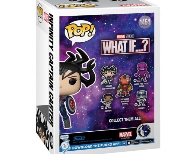 Funko Pop! Marvel: What If...? - Infinity Captain Carter #1464 Bobble-Head Vinyl Figure - Image 2