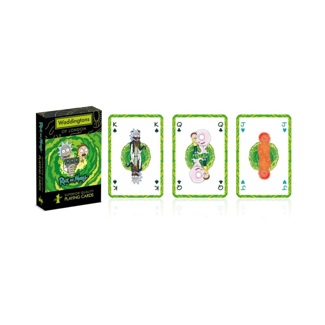 Winning Moves: Waddingtons No.1 - Rick and Morty Playing Cards NEW 2022 (WM02910-EN1)