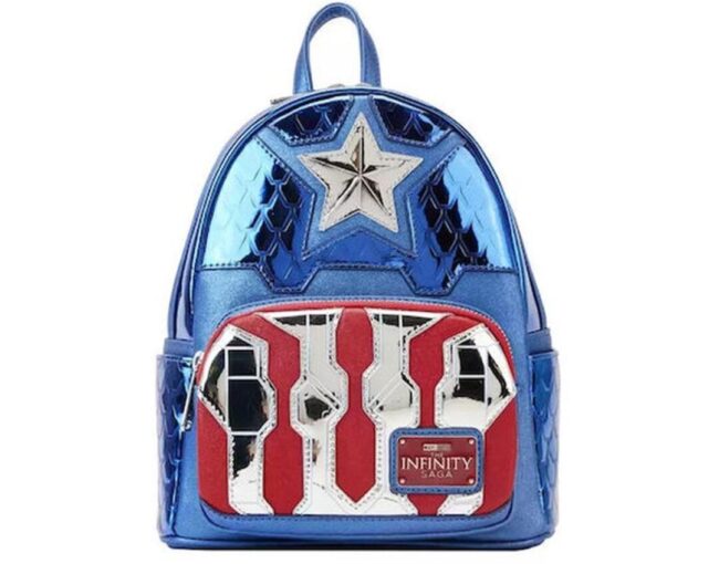 Loungefly Marvel: Captain America - Shine Cosplay Mini Backpack (MVBK0276)