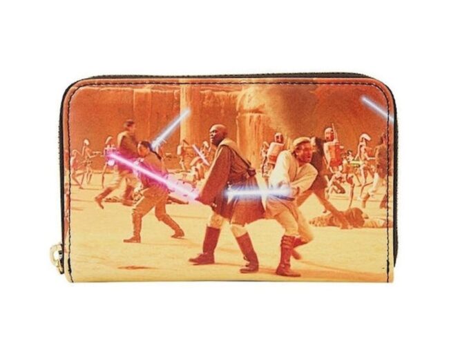 Loungefly Disney Star Wars - Episode Two Attack of the Clones Scene Zip Around Wallet (STWA0238)