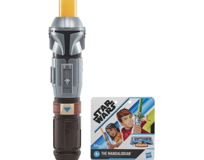 Hasbro Disney Star Wars: Lightsaber Squad - The Mandalorian Extendable Orange Lightsaber (F1043)