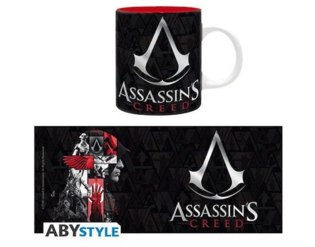 Abysse Assassin's Creed - Crest Black & Red Mug (320ml) (ABYMUGA204)