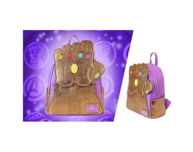 Loungefly Marvel Thanos - Shine Gauntlet Mini Backpack (MVBK0299)