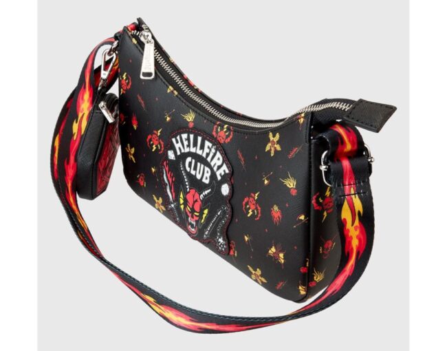 Loungefly Netflix: Stranger Things - Hellfire Club Crossbody (NFXTB0046) - Image 3