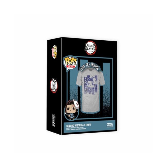 Funko Boxed Tee: Demon Sleyer - Tanjiro with Wisteria (L) - Image 2
