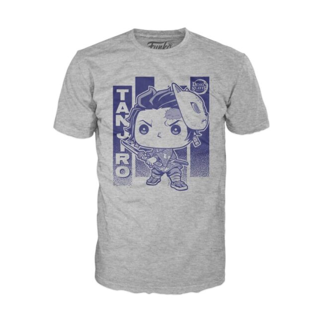 Funko Boxed Tee: Demon Sleyer - Tanjiro with Wisteria (L) - Image 3
