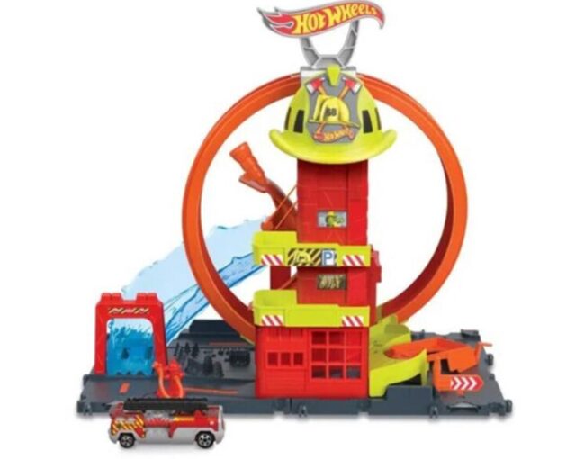 Mattel Hot Wheels City - Super Loop Fire Station (HKX41)