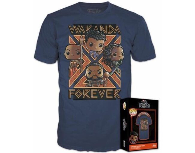 Funko Boxed Tee: Marvel Black Panther Wakanda Forever T-shirt (M)