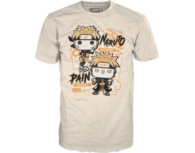 Funko Boxed Tee: Naruto Shippuden - Naruto vs Pain T-Shirt (L)