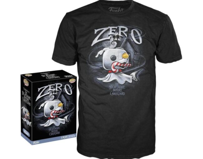 Funko Boxed Tee: The Nightmare Before Christmas - Zero with Cane (M)