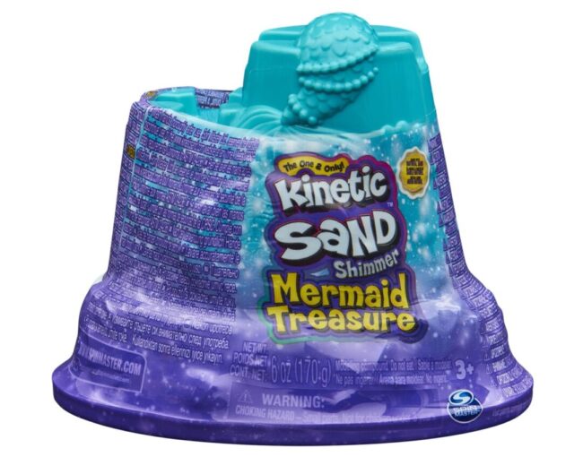 Spin Master Kinetic Sand: Shimmer - Mermaid Treasure Container (6064334) - Image 2