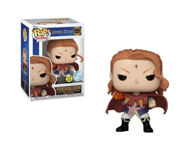 Funko Pop! Animation: Black Clover - Fuegoleon (Glows in the Dark) (Special Edition) #1555 Vinyl Figure