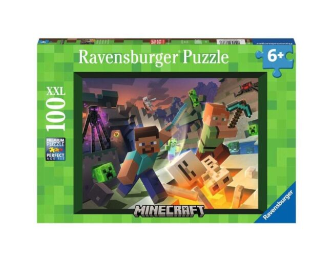 Ravensburger Puzzle: Monster Minecraft XXL (100pcs) (13333)