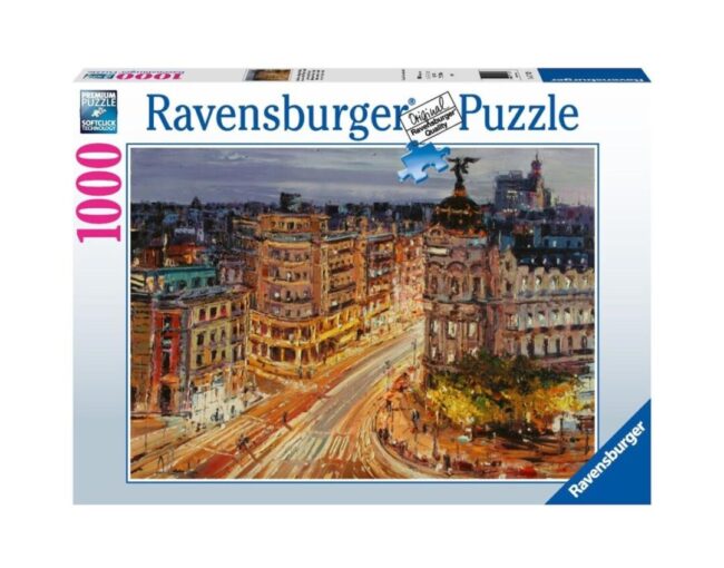Ravensburger Puzzle: Gran Via, Madrid (1000pcs) (17325)