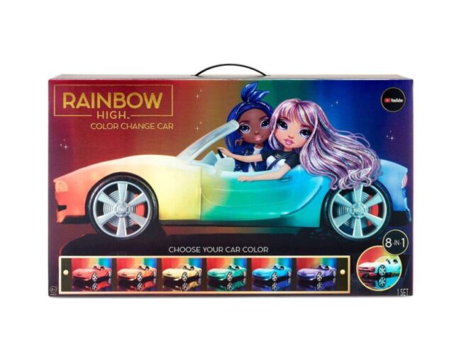 MGA Rainbow High: Color Change Car (574316EUC)