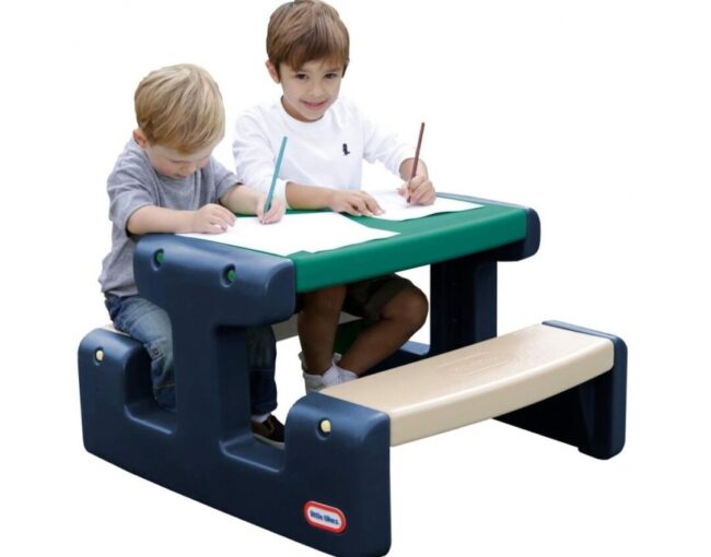 Little Tikes Junior Picnic Table  (Jungle) (174063E3)