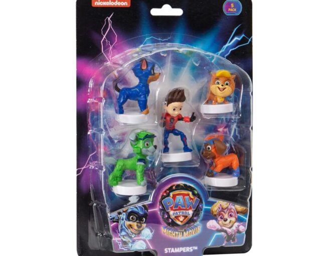 P.M.I. Paw Patrol: The Mighty Movie - Stampers 5 Pack (S2) (Random) (PAWM5240) - Image 2