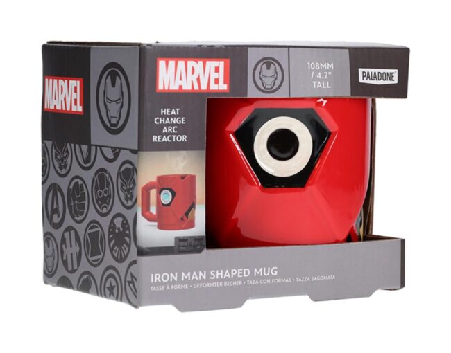 Paladone: Marvel Avengers - Iron Man Shaped Heat Change Mug (500ml) (PP11321MA) - Image 3