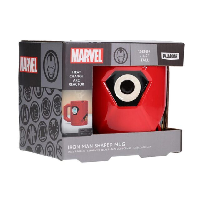 Paladone: Marvel Avengers - Iron Man Shaped Heat Change Mug (500ml) (PP11321MA) - Image 3