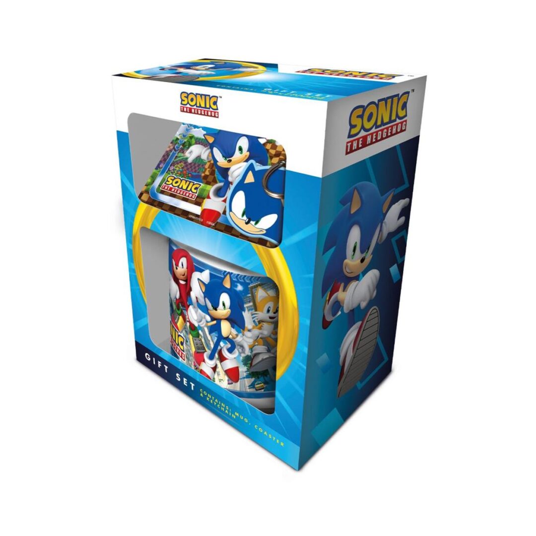 Pyramid SEGA: Sonic The Hedgehog - Mug, Coaster  Keychain Gift Set (GP86530)