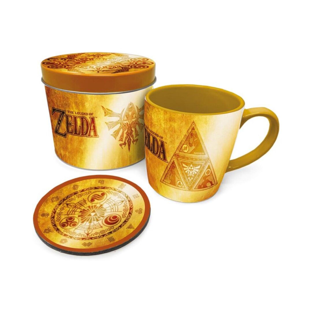 Pyramid Nintendo: The Legend of Zelda: Golden Triforce - Mug  Coaster Tin (GP86075)