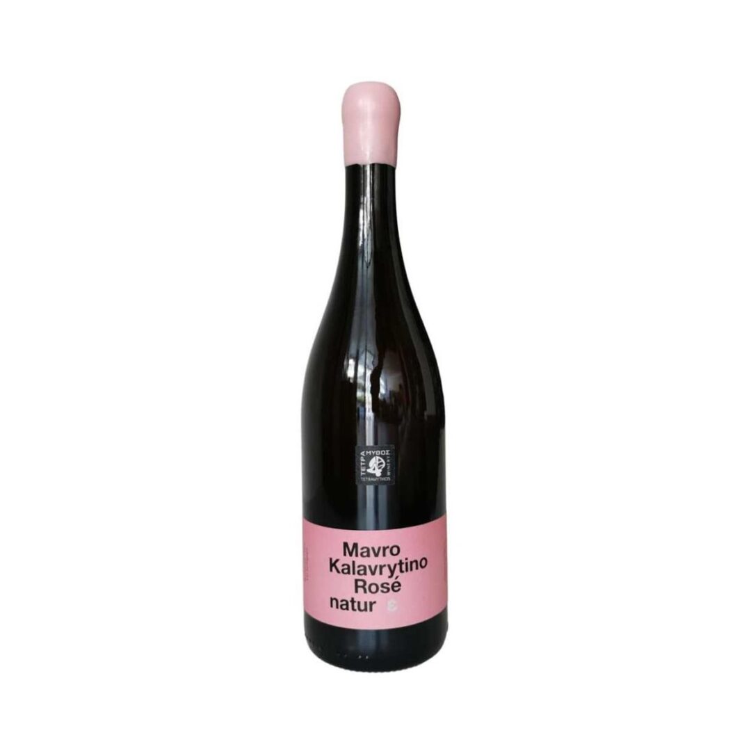 Oenos Nature - Mavro Kalavritino Nature - Rose Dry Wine P.G.I.,750ml