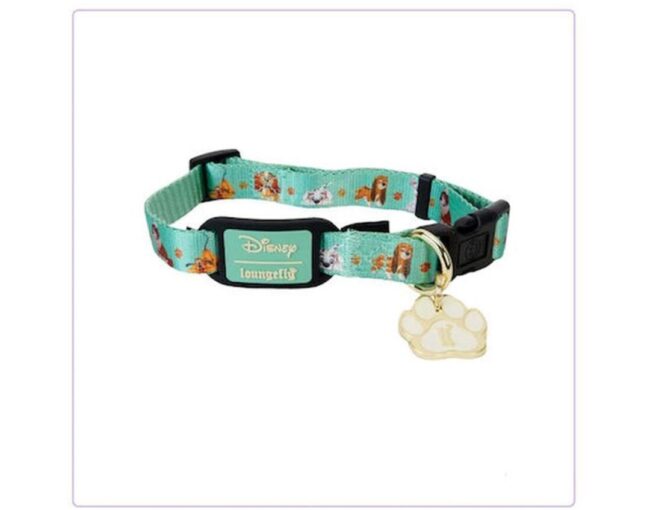 Loungefly Pets Disney: I Heart Disney Dogs - I Heart Dogs Aop Dog Collar (L) (WDPDC0003L)