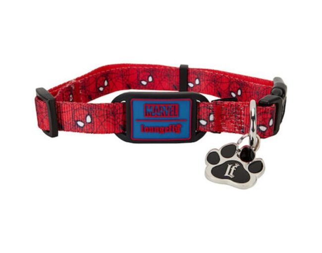 Loungefly Pets Disney: Marvel - Spider Man Dog Collar (L) (MVPDC0004L)