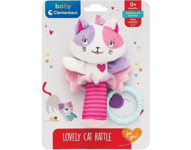 AS Baby Clementoni - Lovely Cat Rattle (1000-17784)