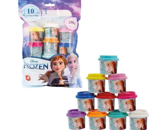 AS Disney: Frozen -10 Jars of Plasticine (1045-03598)