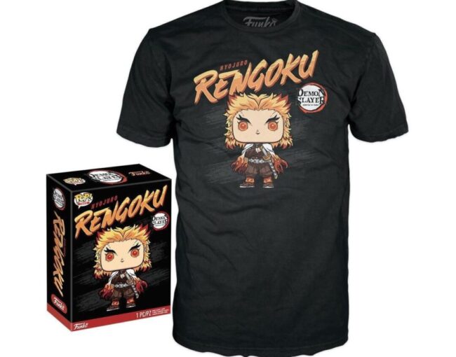 Funko Boxed Tee: Demon Slayer - Rengoku (S)
