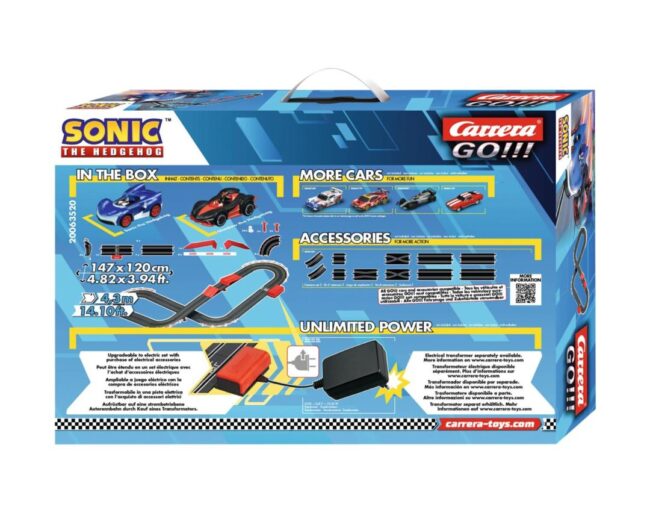 Carrera GO!!! Set: Sonic - Battery Operated 1:43 (20063520) - Image 3