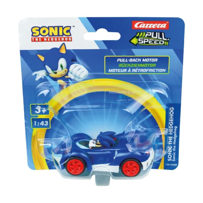Carrera Pull Speed: Sonic The Hedgehog - Sonic the Hedgehog (Blue) Pull-Back Vehicle 1:43 (15818325) - Image 2