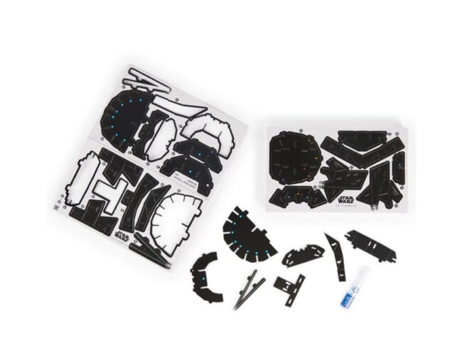 Spin Master Disney: Star Wars 4D Build - Darth Vader Helmet 3D Cardstock Puzzle Model Kit (6069821) - Image 2